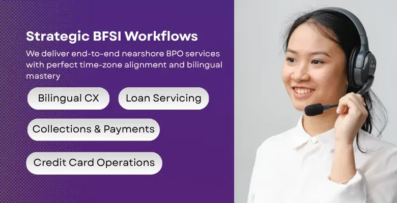 Nearshore BFSI Outsourcing - Strategic BFSI Workflows