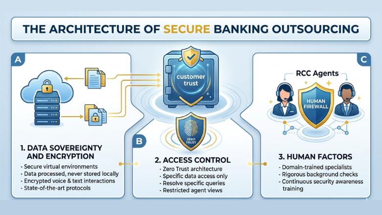 Secure banking outsourcing